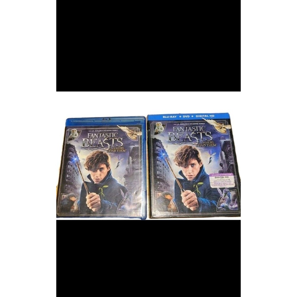 Fantastic Beasts And Where to Find Them Blu-ray + DVD W/ Slipcover 2016 Family